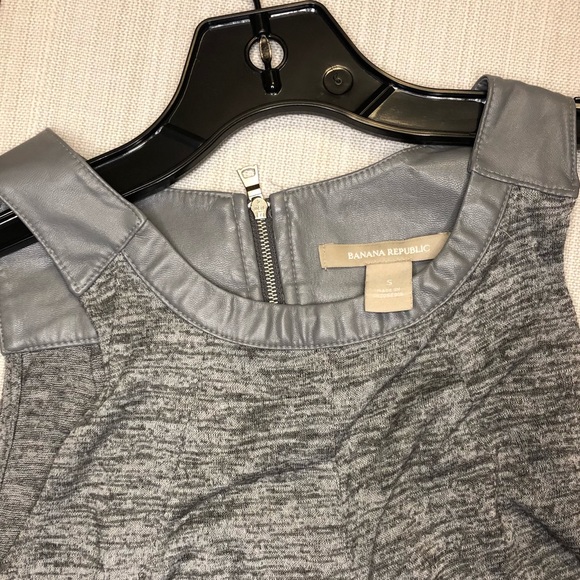 Banana Republic Tank with Faux Leather detail size S - Picture 2 of 4